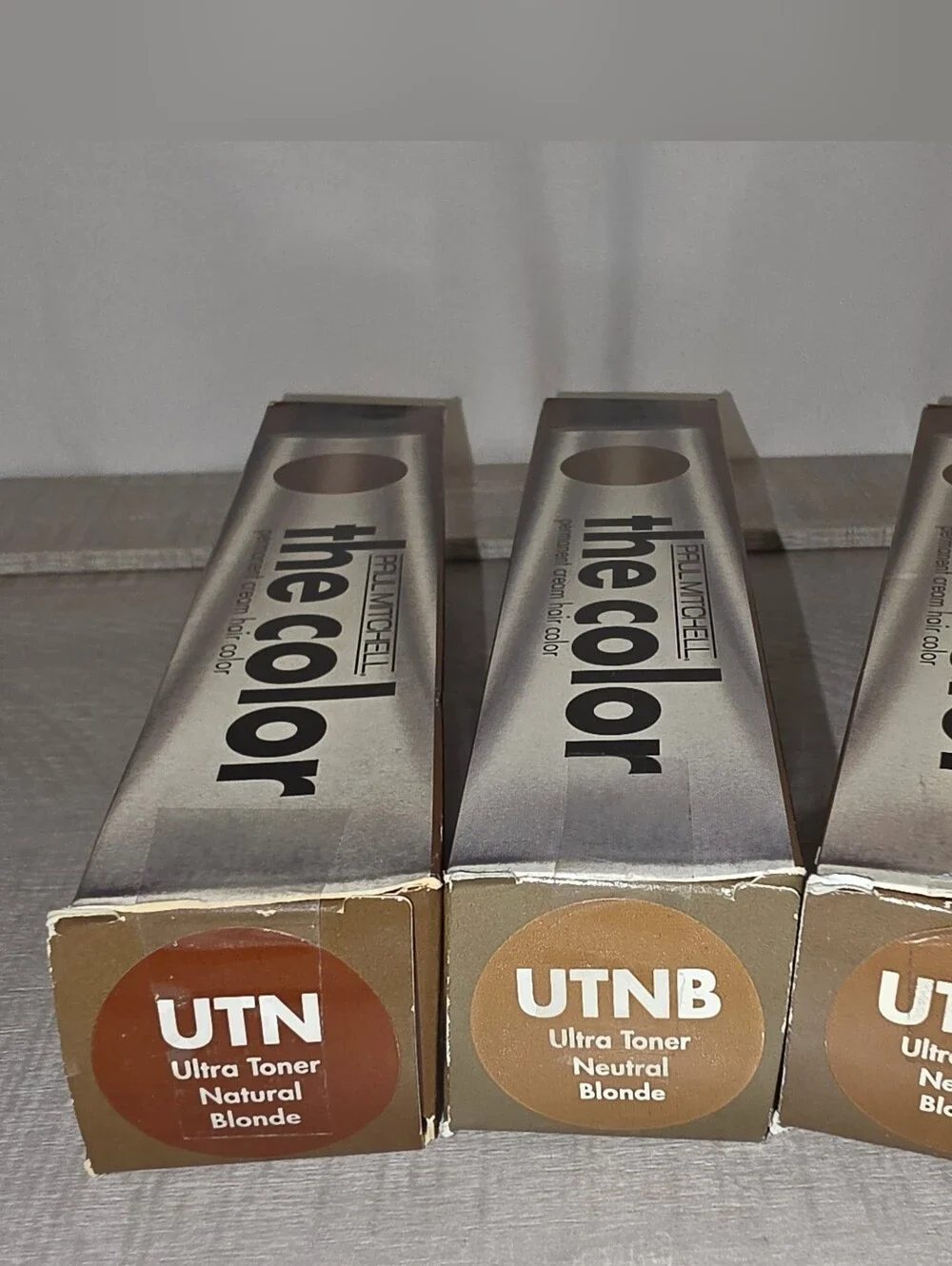 New (3) Paul Mitchell Permanent Cream Ultra Toners Hair Color Size 3 fl oz each